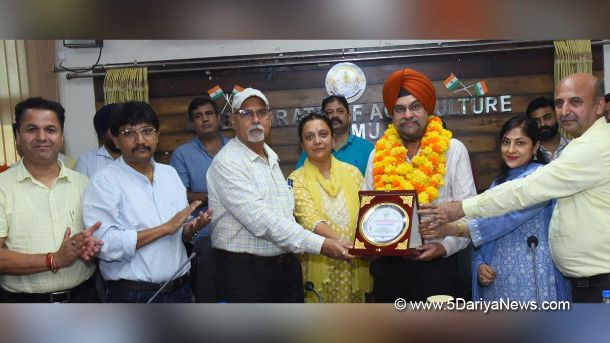 Arvinder Singh Reen, Agriculture, Director Agriculture Jammu, Srinagar, Kashmir, Jammu And Kashmir, Jammu, Kashmir Valley