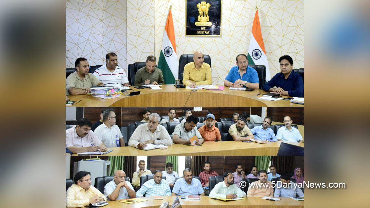 Pankaj Kumar Sharma, Kishtwar, DDC Kishtwar, District Development Commissioner Kishtwar, Kashmir, Jammu And Kashmir, Jammu, District Administration Kishtwar