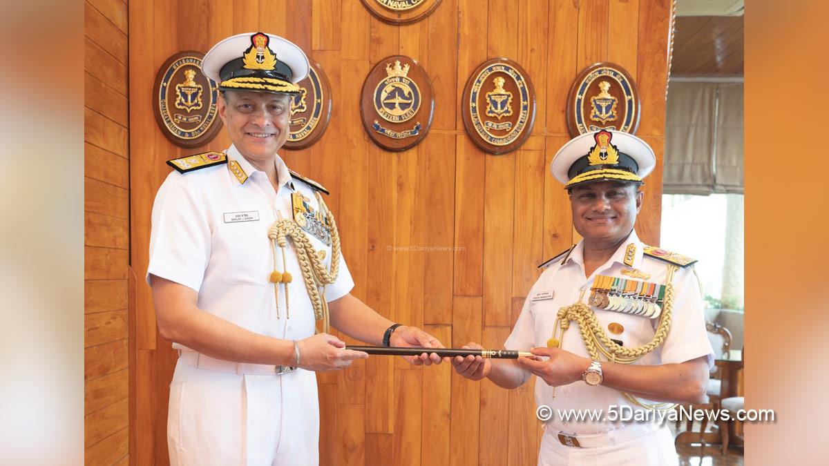 Military, Navy, Indian Navy, Vice Admiral Krishna Swaminathan, Vice Admiral Sanjay J Singh, Western Naval Command
