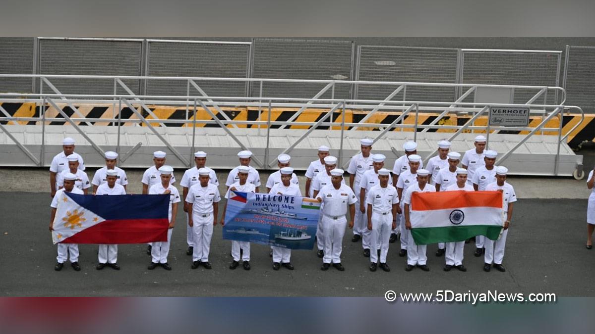 Military, Navy, Indian Navy, South East Asia, Indian Naval Ships, RAdm Susheel Menon, Flag Officer Commanding Eastern Fleet, FOCEF, Manila, Philippines