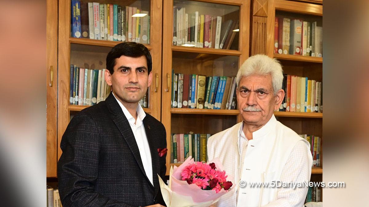 Manoj Sinha, Lieutenant Governor JK, Raj Bhavan, Jammu, Srinagar, Kashmir, Jammu And Kashmir, Anuj Vaid, Institute of Company Secretaries of India, ICSI