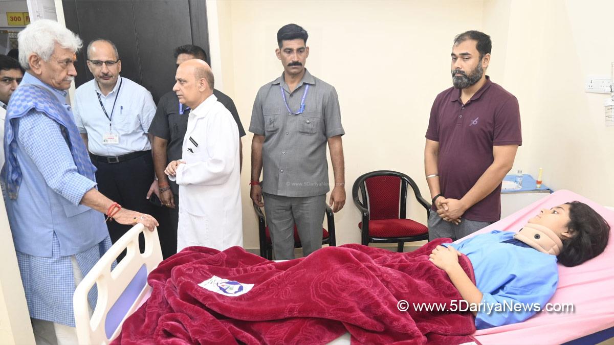 Manoj Sinha, Lieutenant Governor JK, Raj Bhavan, Jammu, Srinagar, Kashmir, Jammu And Kashmir, Government Medical College Jammu, GMC Jammu