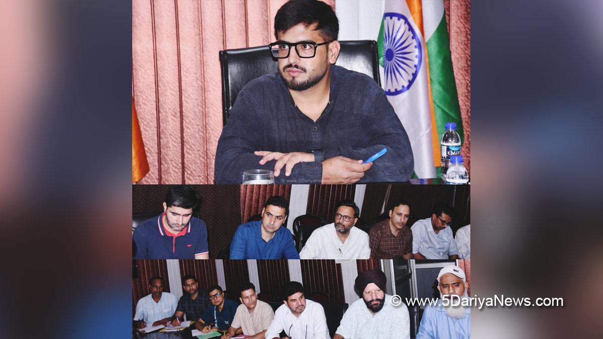 Abhishek Sharma, Rajouri, DDC Rajouri, District Development Commissioner Rajouri, Kashmir, Jammu And Kashmir, Jammu, District Administration Rajouri, Holistic Agriculture Development Programme, HADP, Jammu and Kashmir Climate Innovation Programme, JKCIP