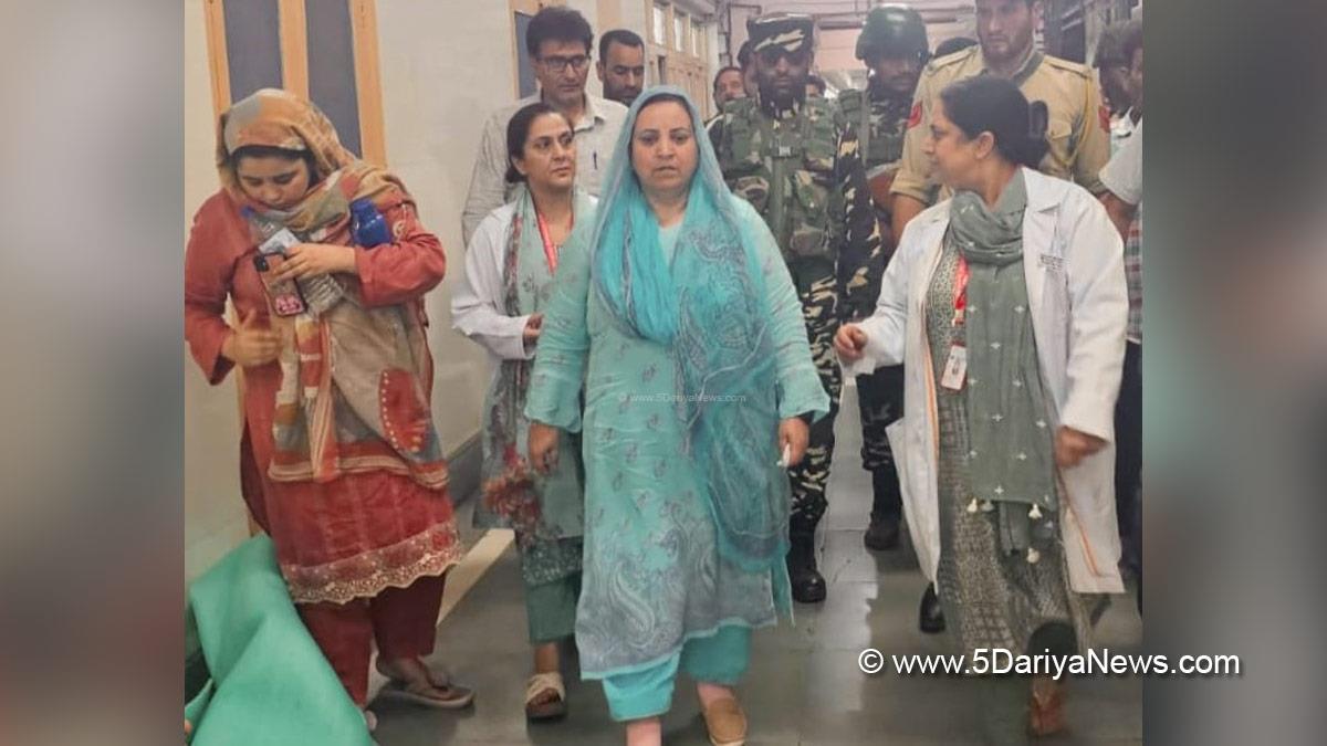 Sakeena Itoo, Jammu and Kashmir National Conference, National Conference, Kashmir, Jammu And Kashmir, Jammu, SMHS Hospital Srinagar