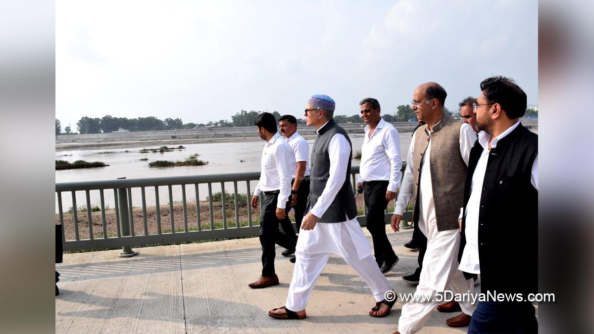 Omar Abdullah, Chief Minister of JK, Jammu and Kashmir National Conference, National Conference, Srinagar, Kashmir, Jammu And Kashmir, Jammu, Satish Sharma, Nasir Aslam Wani, Tawi Riverfront Development Project, Jammu Smart City Limited, JSCL