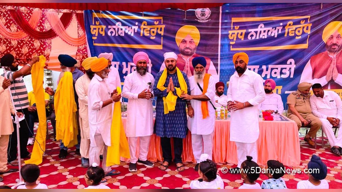 Gurinder Singh Garry Birring, Gurinder Singh Garry, Amloh, AAP, Aam Aadmi Party, Aam Aadmi Party Punjab, AAP Punjab, Anti Drug Mission, Drive Against Drugs, Comprehensive Action against Drug Abuse, CADA, Nasha Mukt Bharat Abhiyan, War Against Drugs, Yudh Nashian Virudh
