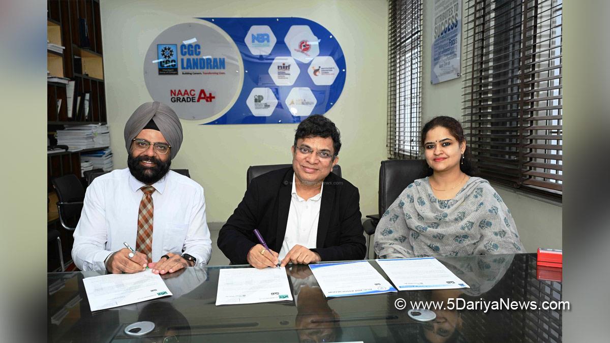 CGC Landran, Landran, Chandigarh Group Of Colleges, Satnam Singh Sandhu, Rashpal Singh Dhaliwal