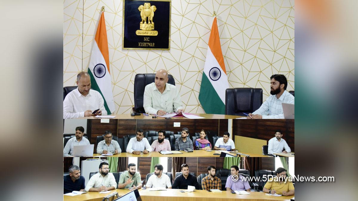 Pankaj Kumar Sharma, Kishtwar, DDC Kishtwar, District Development Commissioner Kishtwar, Kashmir, Jammu And Kashmir, Jammu, District Administration Kishtwar, Animal Husbandry Department, AHD
