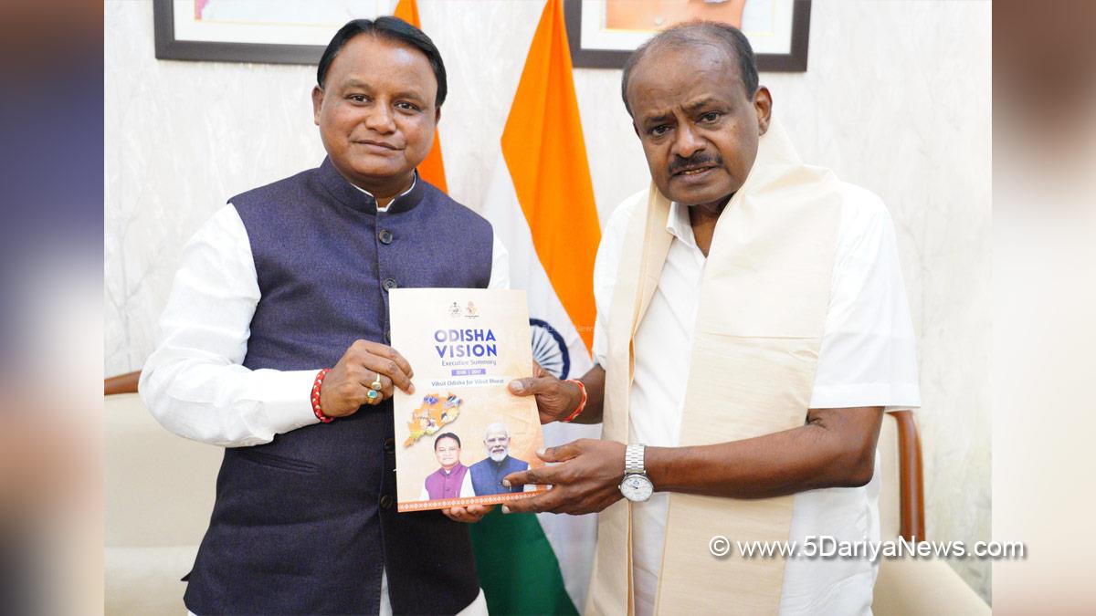 Mohan Charan Majhi, Bharatiya Janata Party, BJP, Chief Minister of Odisha, Odisha, Bhubaneswar, HD Kumaraswamy