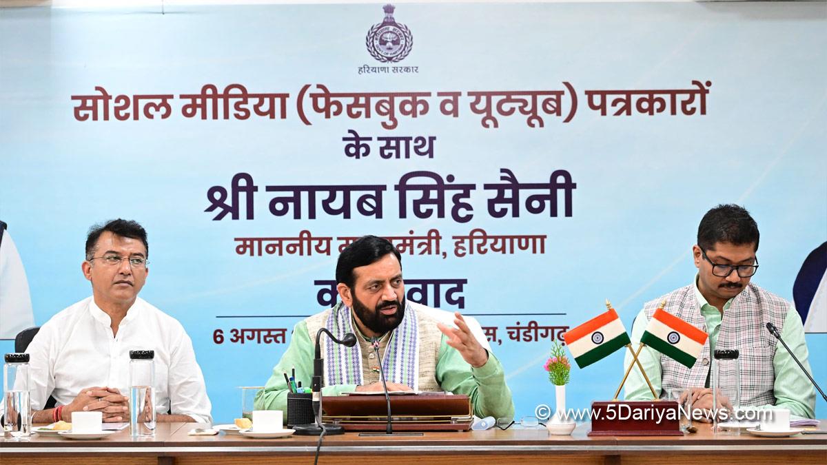 Nayab Singh Saini, Haryana, Bharatiya Janata Party, BJP, Haryana Chief Minister, Chief Minister of Haryana, BJP Haryana, KM Pandurang    