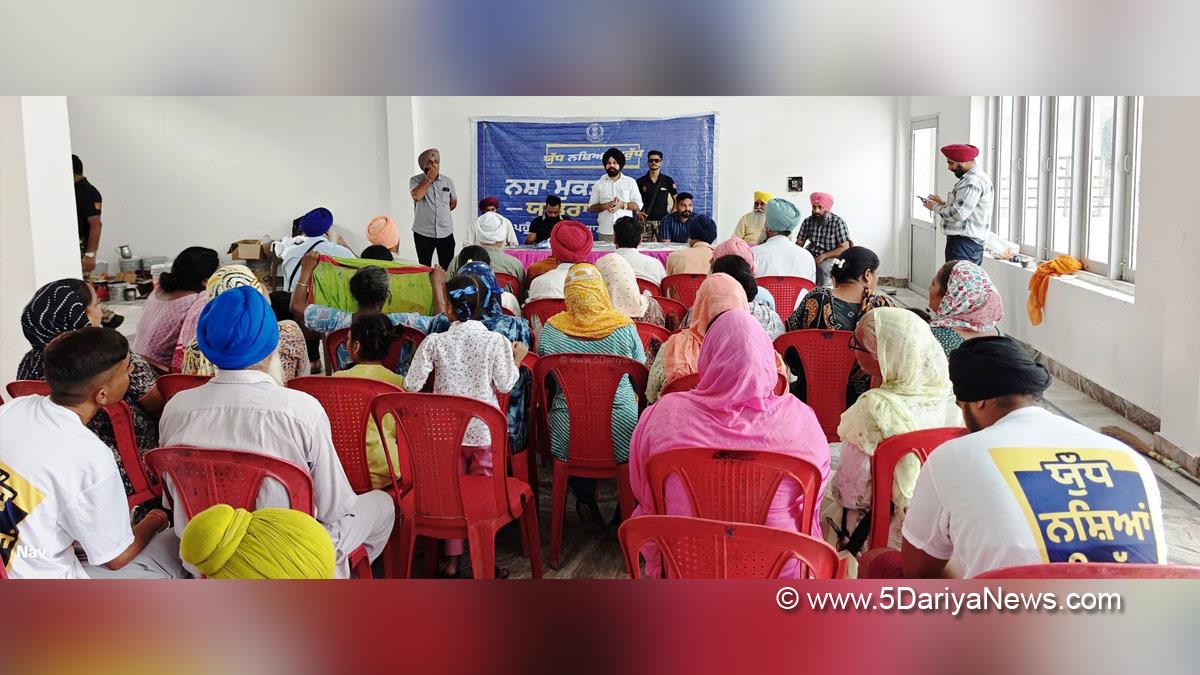 Amarpal Singh, Sri Hargobindpur, AAP, Aam Aadmi Party, Aam Aadmi Party Punjab, AAP Punjab, Anti Drug Mission, Drive Against Drugs, Comprehensive Action against Drug Abuse, CADA, Nasha Mukt Bharat Abhiyan, War Against Drugs, Yudh Nashian Virudh