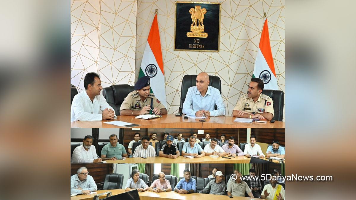 Pankaj Kumar Sharma, Kishtwar, DDC Kishtwar, District Development Commissioner Kishtwar, Kashmir, Jammu And Kashmir, Jammu, District Administration Kishtwar, Shri Krishna Janamashtami, Shoba Yatra