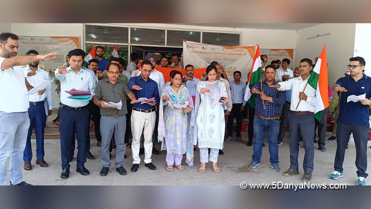 Ayushi Sudan, Samba, Deputy Commissioner Samba, Kashmir, Jammu And Kashmir, Jammu, District Administration Samba, Har Ghar Tiranga, Har Ghar Swachhta