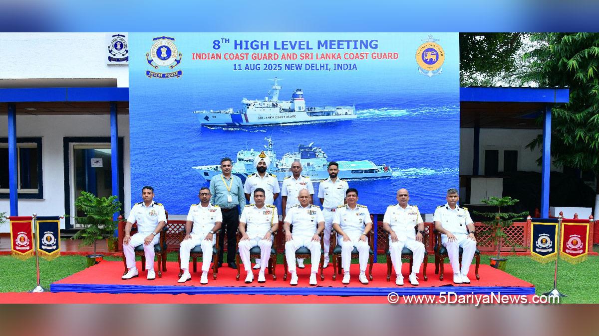 Military, Indian Coast Guard, ICG, Sri Lanka Coast Guard, SLCG, 8th High Level Meeting