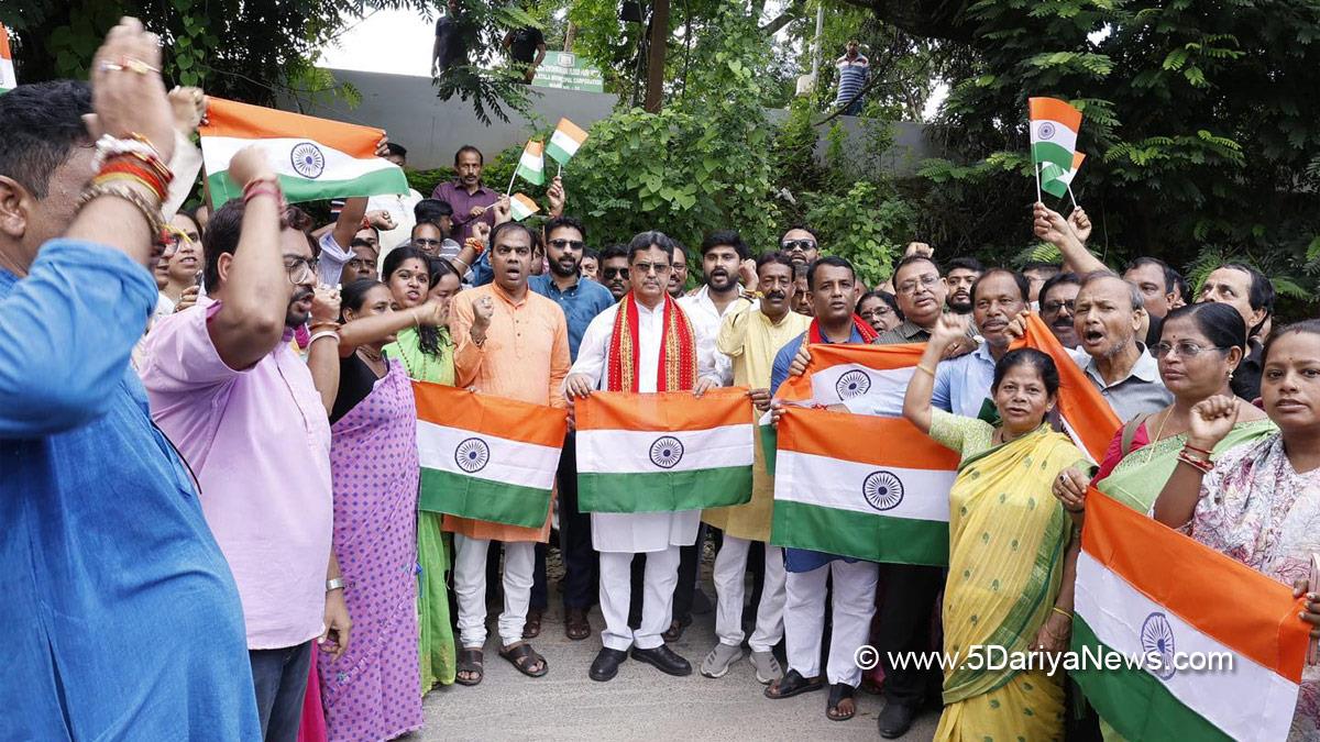 Manik Saha, Agartala, BJP, Bharatiya Janata Party, Tripura, Chief Minister of Tripura, Har Ghar Tiranga