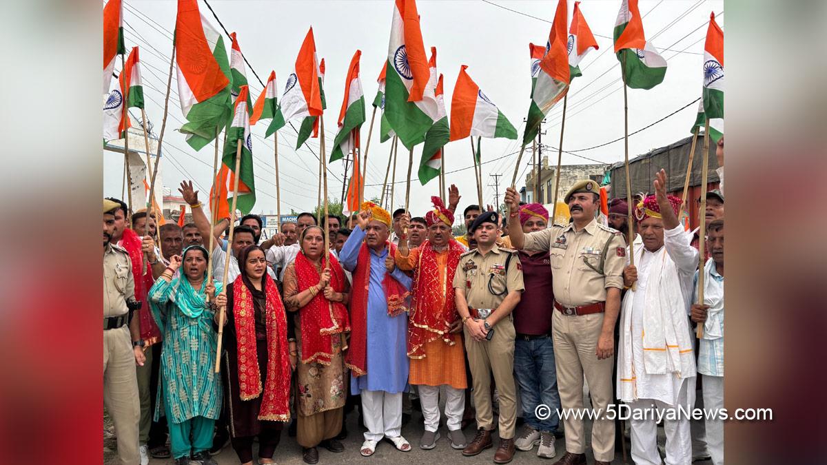 Dr Devinder Kumar Manyal, Jammu And Kashmir, Kashmir, Jammu, BJP JK, Ramgarh, Har Ghar Tiranga, Mega Har Ghar Tiranga Rally