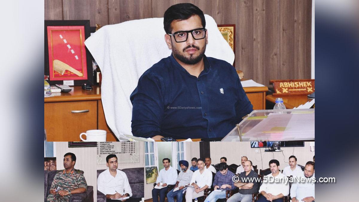 Abhishek Sharma, Rajouri, DDC Rajouri, District Development Commissioner Rajouri, Kashmir, Jammu And Kashmir, Jammu, District Administration Rajouri