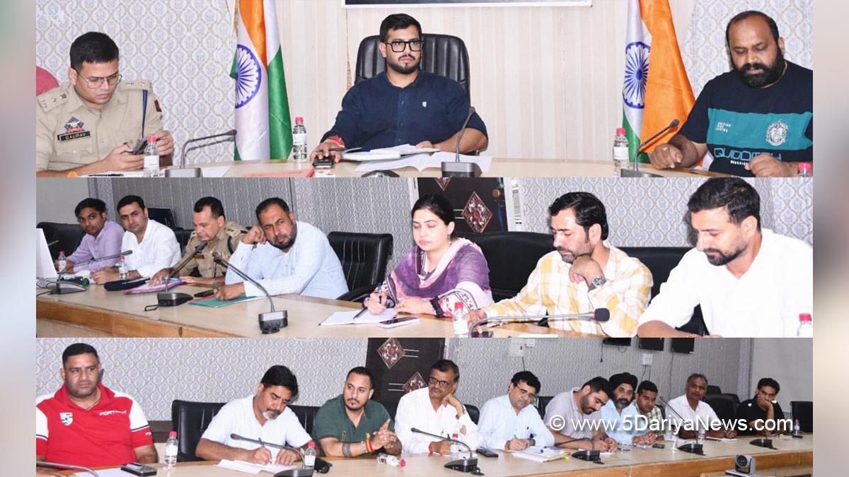 Abhishek Sharma, Rajouri, DDC Rajouri, District Development Commissioner Rajouri, Kashmir, Jammu And Kashmir, Jammu, District Administration Rajouri