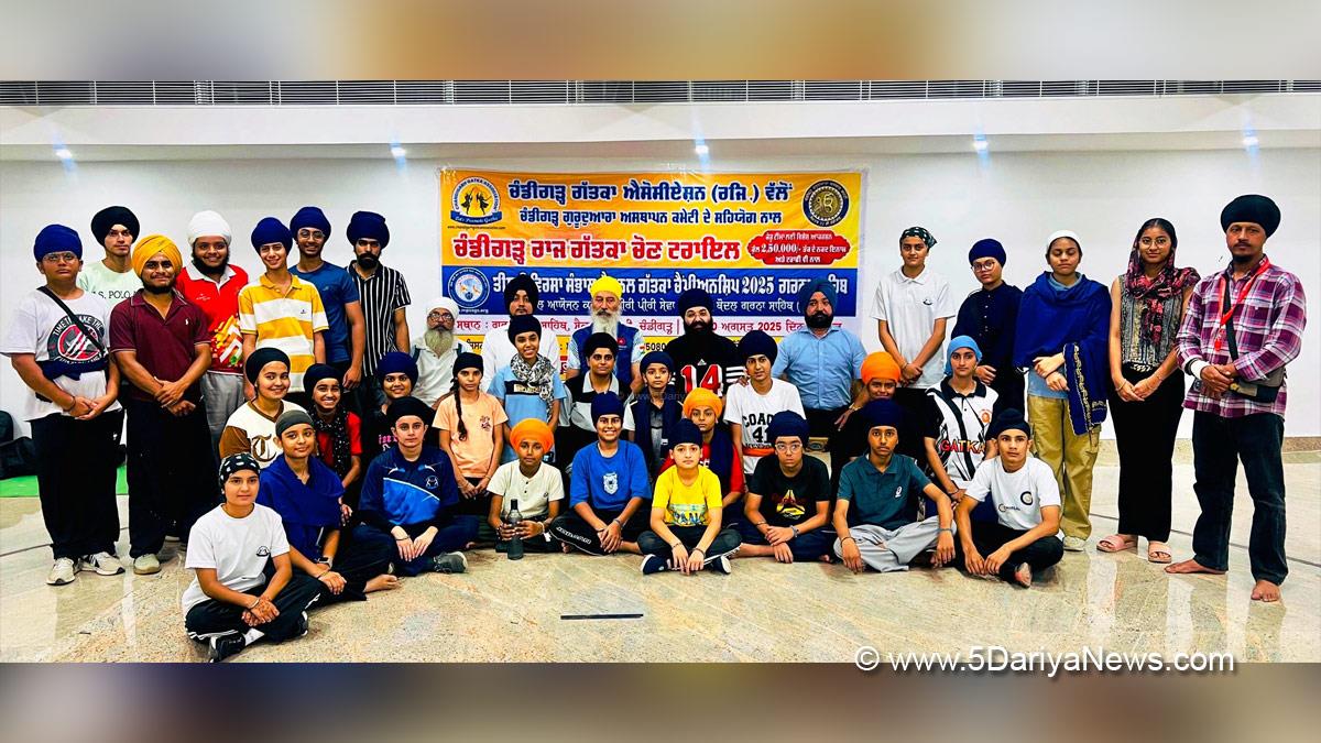 Gatka, Chandigarh Gatka Association, Gurjot Singh Sawhney, Chandigarh State Gatka Selection Trials, 3rd National Virsa Sambhal Gatka Championship 2025, Chandigarh
