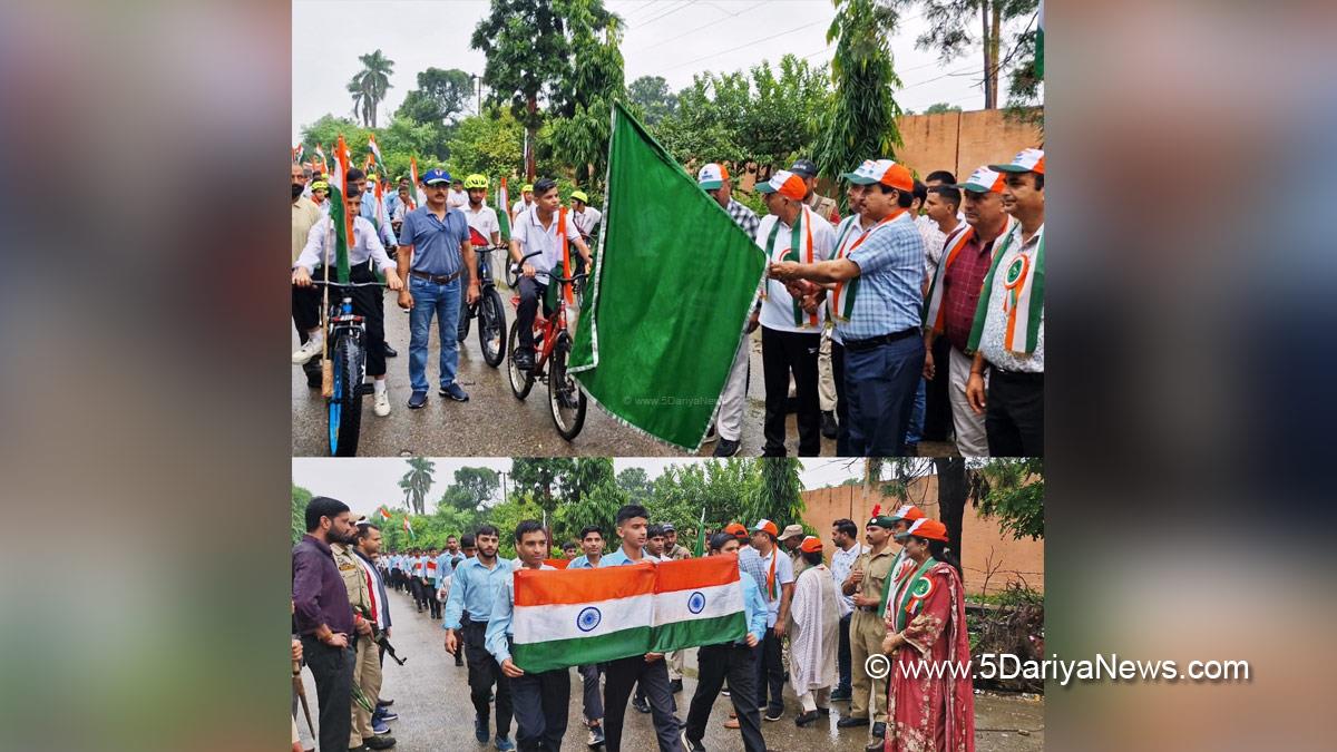 Rajesh Sharma, Rajesh Kumar Sharma, Kathua, DC Kathua, Deputy Commissioner Kathua, Kashmir, Jammu And Kashmir, Jammu, District Administration Kathua, Har Ghar Tiranga