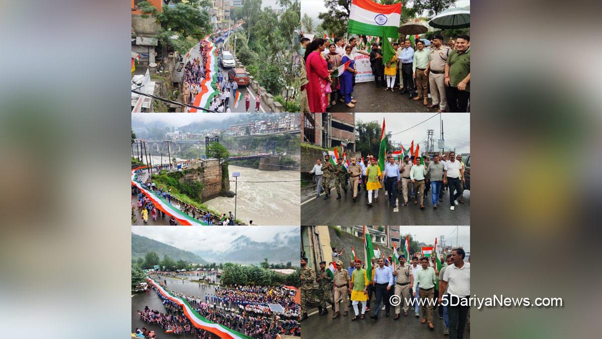 Mohammad Alyas Khan, Ramban, Deputy Commissioner Ramban, Kashmir, Jammu And Kashmir, Jammu, District Administration Ramban, Tiranga Rally, Har Ghar Tiranga