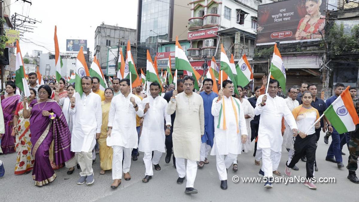 Manik Saha, Agartala, BJP, Bharatiya Janata Party, Tripura, Chief Minister of Tripura, Har Ghar Tiranga