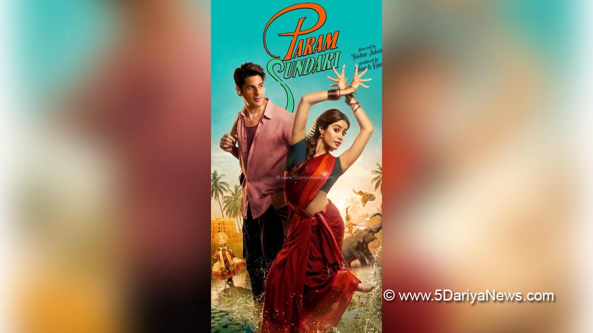 Sidharth Malhotra, Bollywood, Entertainment, Mumbai, Actor, Actress, Cinema, Hindi Films, Movie, Mumbai News, Janhvi Kapoor, Param Sundari, Param Sundari Trailer