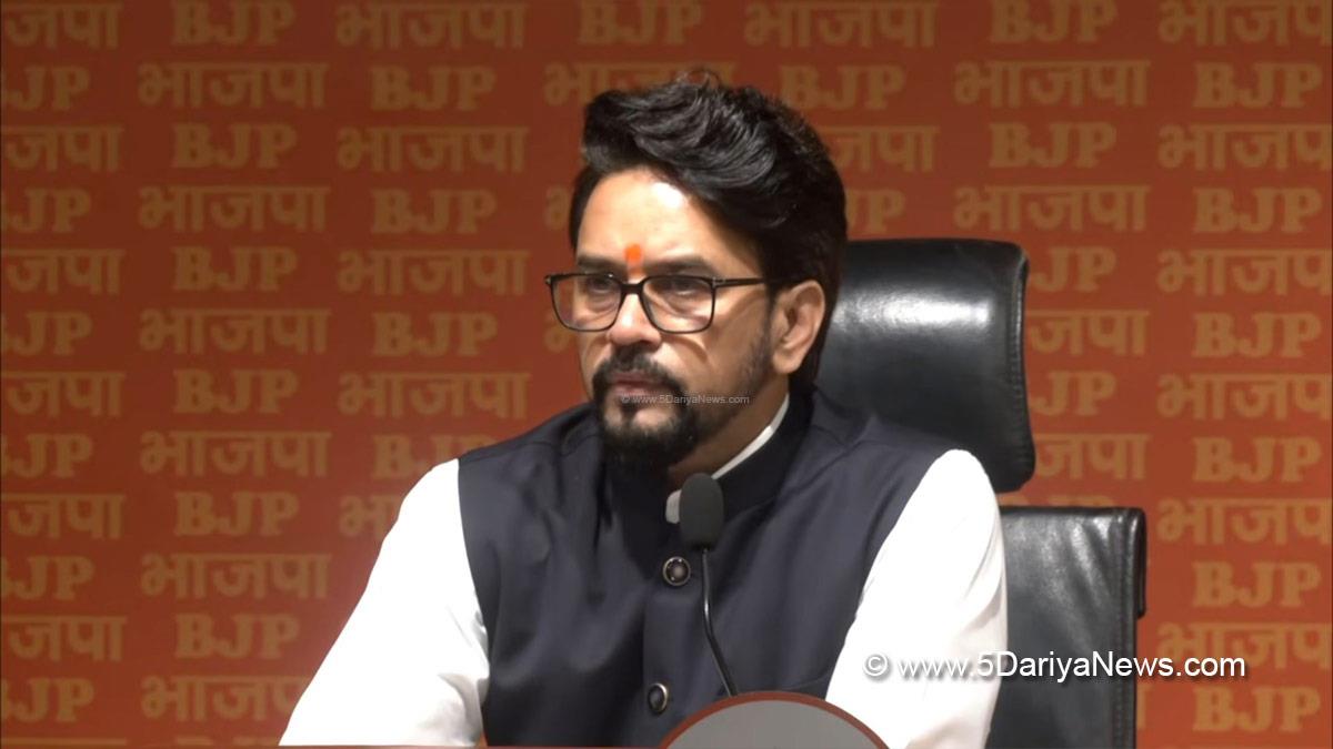 Anurag Thakur, Anurag Singh Thakur, BJP, Bharatiya Janata Party