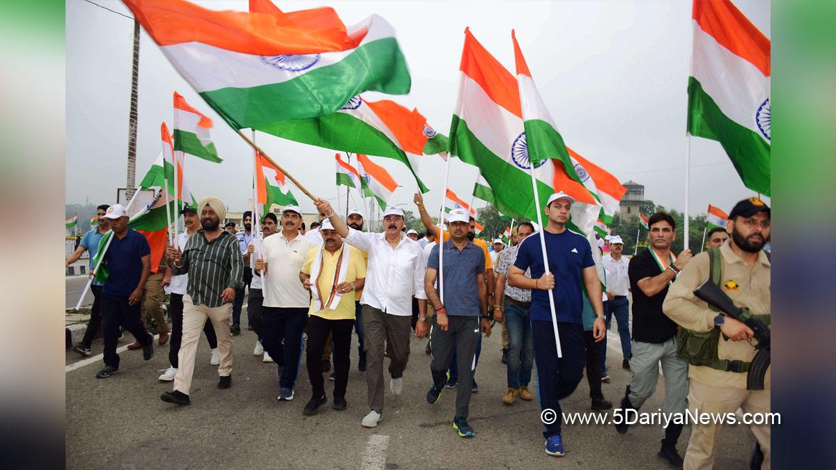 Ramesh Kumar, Jammu, DDC Jammu, Divisional Commissioner Jammu, Kashmir, Jammu And Kashmir, District Administration Jammu, Tiranga Yatra, Tiranga Rally, Maha Tiranga Yatra, Har Ghar Tiranga, Har Ghar Tiranga 2025