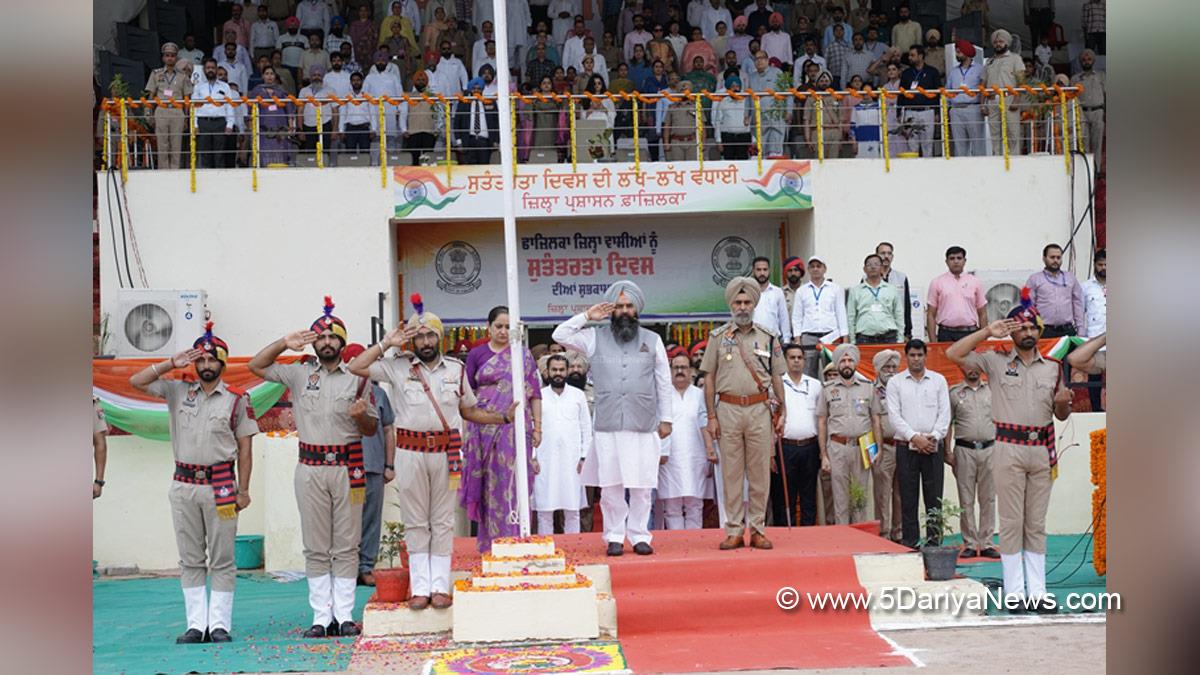 Jai Krishan Rouri, Jai Krishan, Jai Krishan Singh Rouri, AAP, Aam Aadmi Party, Aam Aadmi Party Punjab, AAP Punjab, Government of Punjab, Punjab Government, Independence Day, Independence Day 2025, 79th Independence Day