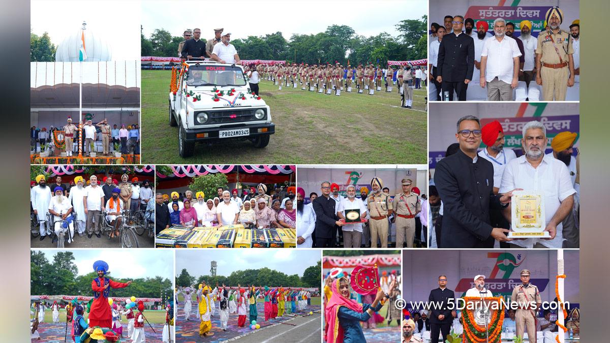Lal Chand Kataruchak, AAP, Aam Aadmi Party, Aam Aadmi Party Punjab, AAP Punjab, Government of Punjab, Punjab Government, Sarwan Singh Dhun, Rahul, DC Tarn Taran, Tarn Taran, Deputy Commissioner Tarn Taran, Independence Day, Independence Day 2025, 79th Independence Day