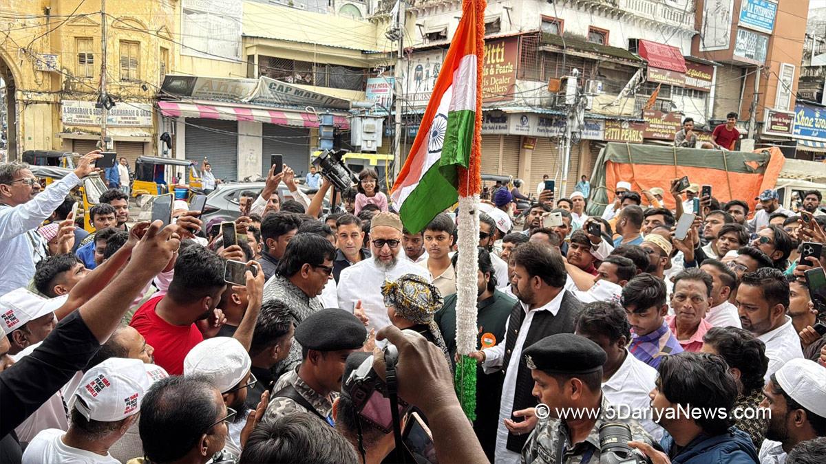 Asaduddin Owaisi, All India Majlis e Ittehadul Muslimeen, AIMIM, Hyderabad, Telangana, Akbaruddin Owaisi, Independence Day, Independence Day 2025, 79th Independence Day