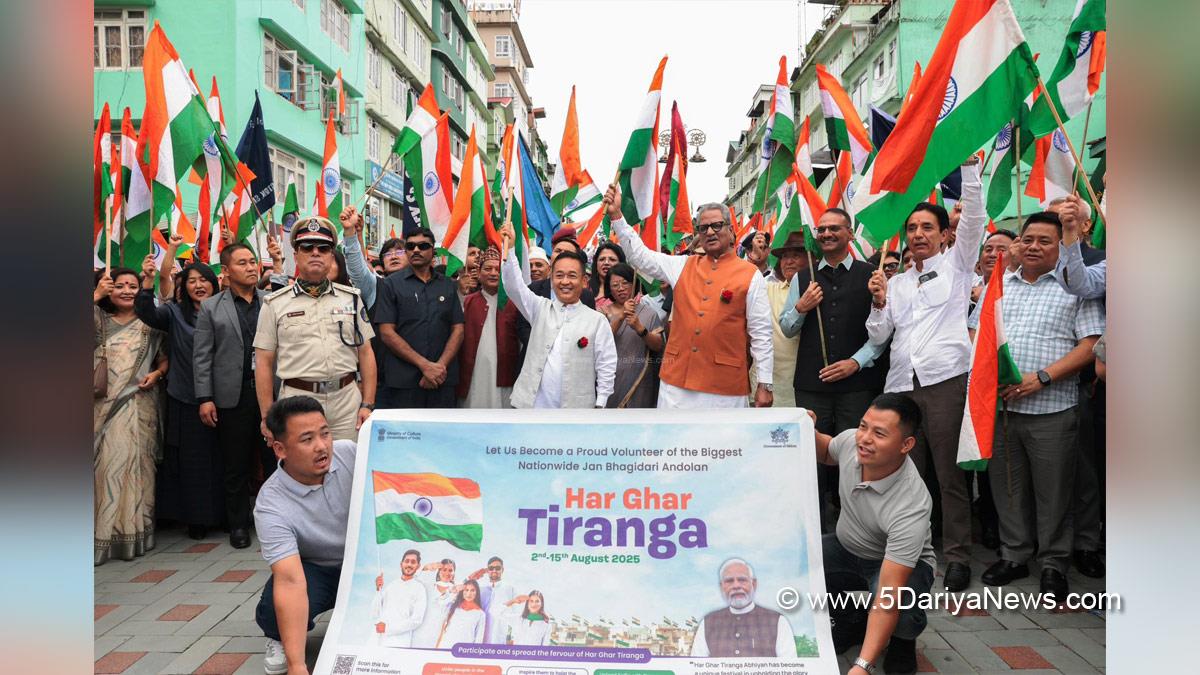 Prem Singh Tamang, PS Golay, Sikkim Krantikari Morcha, Sikkim, Gangtok, Chief Minister of Sikkim, Independence Day, Independence Day 2025, 79th Independence Day