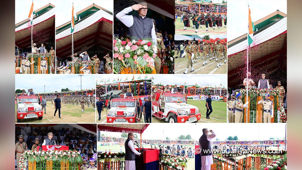 Omar Abdullah, Chief Minister of JK, Jammu and Kashmir National Conference, National Conference, Srinagar, Kashmir, Jammu And Kashmir, Jammu, Independence Day, Independence Day 2025, 79th Independence Day