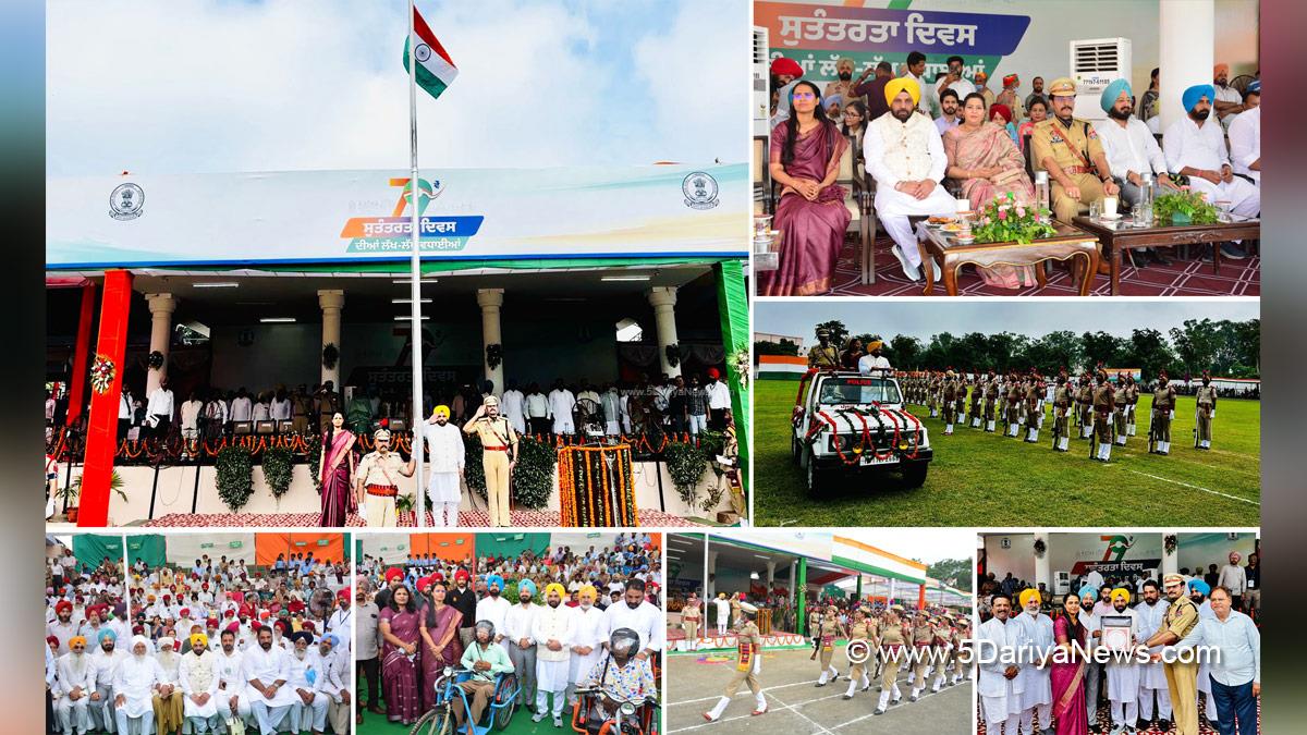 Harbhajan Singh ETO, AAP, Aam Aadmi Party, Aam Aadmi Party Punjab, AAP Punjab, Government of Punjab, Punjab Government, Chetan Singh Jauramajra, Ajit Pal Singh Kohli, Gurlal Singh, Kulwant Singh Bazigar, Dr Dharamvir Gandhi, Punjab Pradesh Congress Committee, Congress, Punjab Congress, Preeti Yadav, Dr Preeti Yadav, DC Patiala, Deputy Commissioner Patiala, Patiala, Independence Day, Independence Day 2025, 79th Independence Day