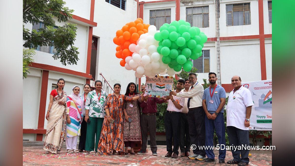 Dolphin PG College, Dr Vinod Mittal, Dr Veena Mittal, Er Vibhav Mittal, Dolphin PG College Mohali, Mohali, Independence Day, Independence Day 2025, 79th Independence Day