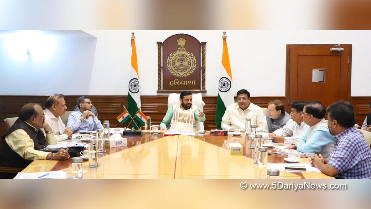 Nayab Singh Saini, Haryana, Bharatiya Janata Party, BJP, Haryana Chief Minister, Chief Minister of Haryana, BJP Haryana, Vipul Goel, Aseem Goel, Gian Chand Gupta, Dr Arvind Kumar Sharma