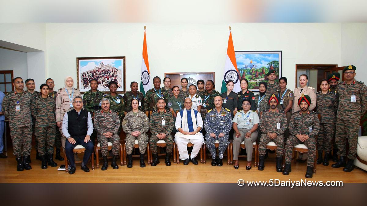 Rajnath Singh, Union Defence Minister, Defence Minister of India, BJP, Bharatiya Janata Party, United Nations Women Military Officers Course, UNWMOC, UNWMOC 2025