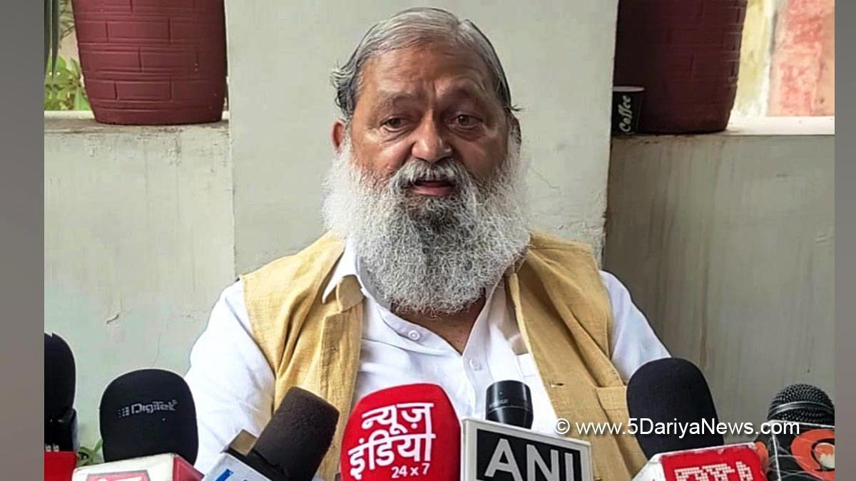 Anil Vij, Haryana, Ambala, Bharatiya Janata Party, BJP, BJP Haryana