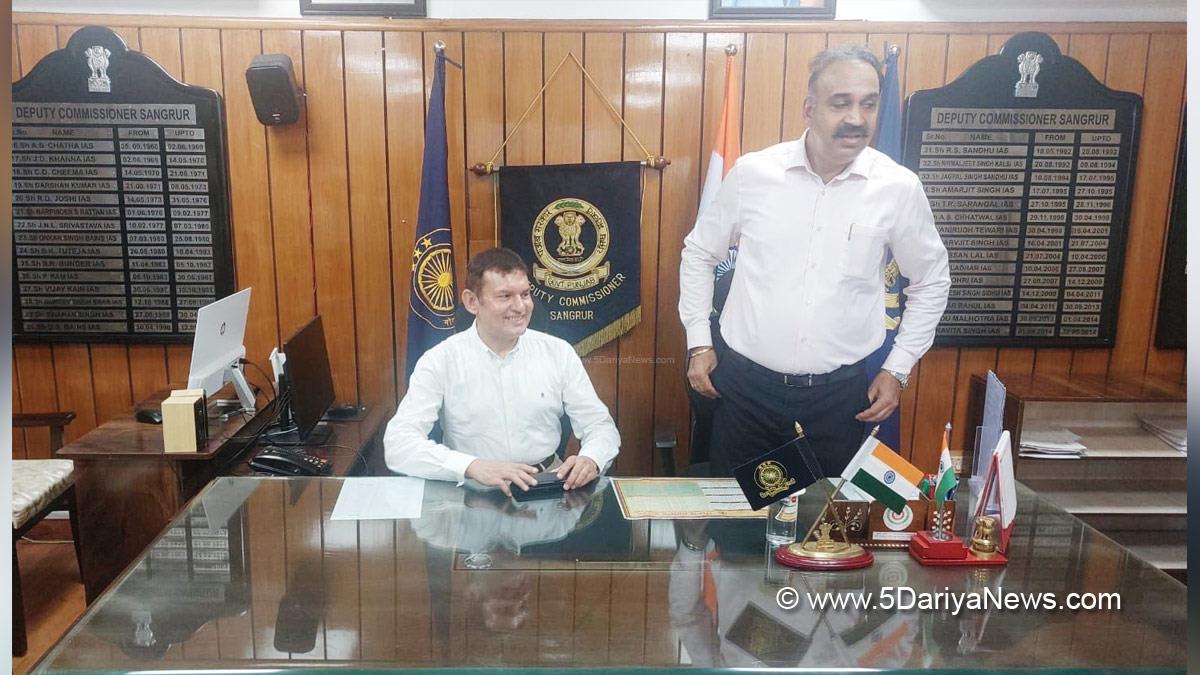 Rahul Chaba, DC Sangrur, Deputy Commissioner Sangrur, Sangrur, Sandeep Rishi