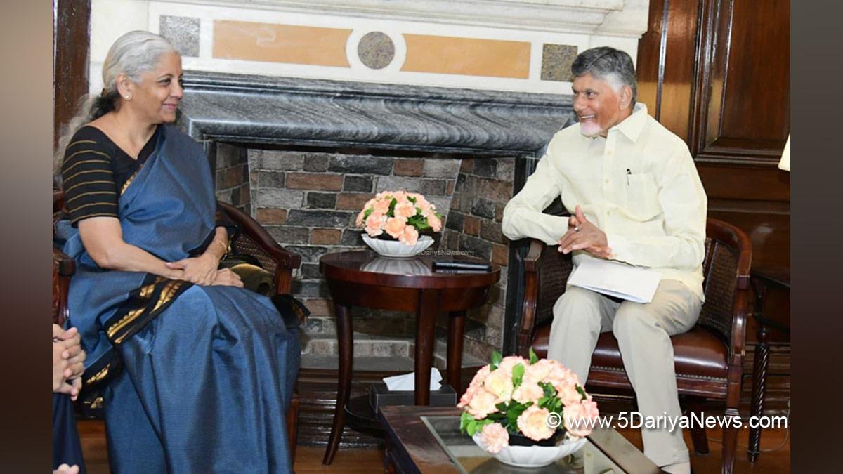 N Chandrababu Naidu, Nara Chandrababu Naidu, Vijayawada, Andhra Pradesh, Telugu Desam Party, TDP, Nirmala Sitharaman