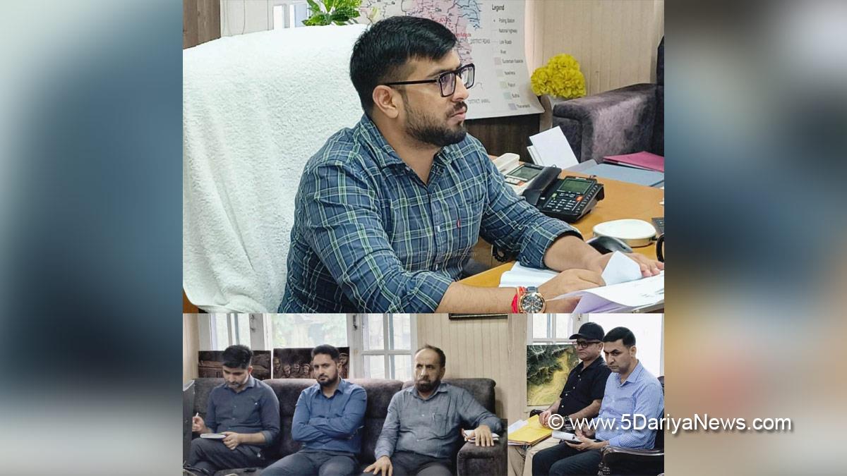 Abhishek Sharma, Rajouri, DDC Rajouri, District Development Commissioner Rajouri, Kashmir, Jammu And Kashmir, Jammu, District Administration Rajouri