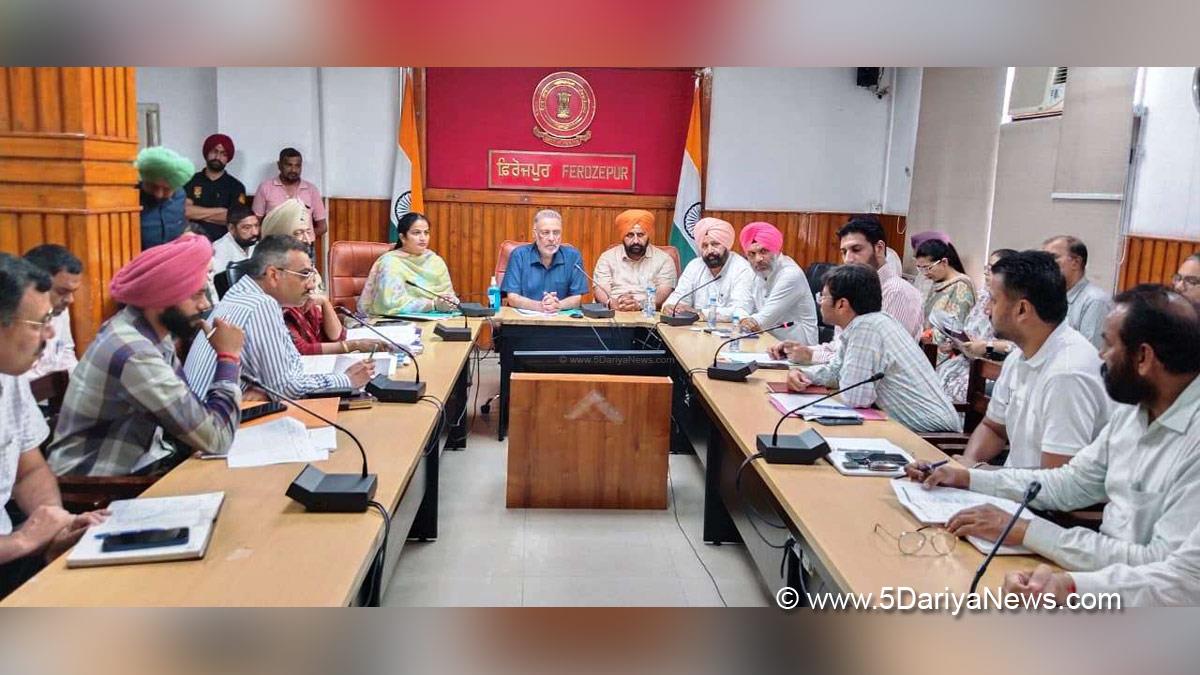 Dr Balbir Singh, AAP, Aam Aadmi Party, Aam Aadmi Party Punjab, AAP Punjab, Government of Punjab, Punjab Government, Fauja Singh Sarari, Ranbir Singh Bhullar, Rajneesh Kumar Dahiya, Deepshikha Sharma, DC Ferozepur, Deputy Commissioner Ferozepur, Ferozepur
