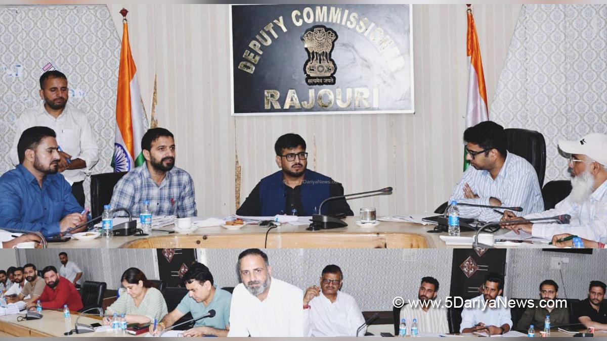 Abhishek Sharma, Rajouri, DC Rajouri, Deputy Commissioner Rajouri, Kashmir, Jammu And Kashmir, Jammu, District Administration Rajouri, State Disaster Response Fund, SDRF