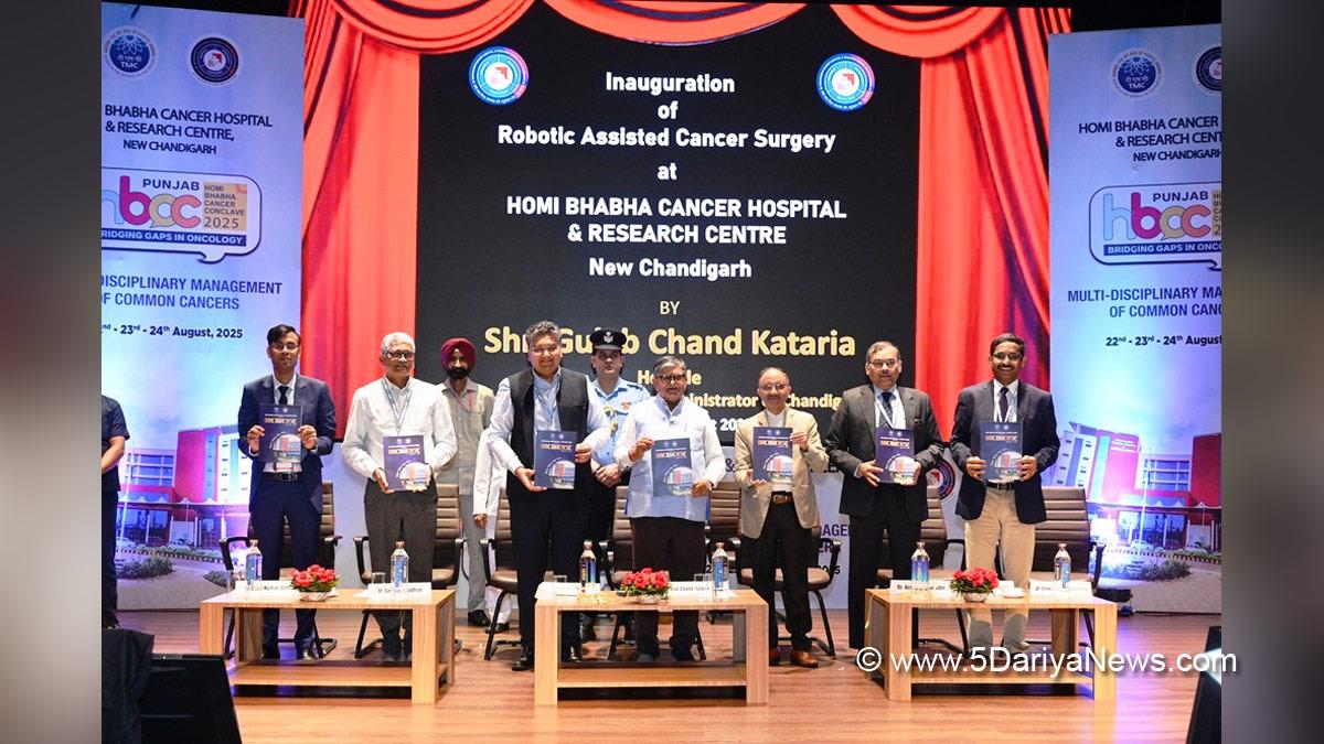 Gulab Chand Kataria, Governor of Punjab, Punjab Governor, Punjab Raj Bhavan, Homi Bhabha Cancer Hospital and Research Centre, Homi Bhabha Cancer Conclave 2025