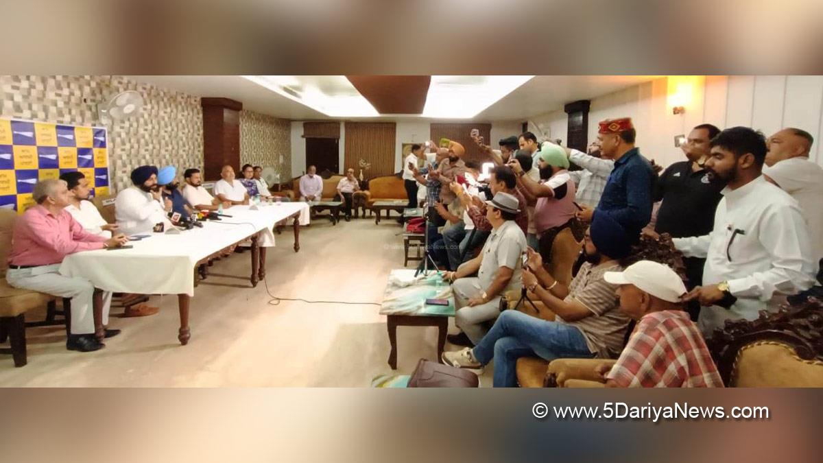 Harjot Singh Bains, AAP, Aam Aadmi Party, Aam Aadmi Party Punjab, AAP Punjab, Government of Punjab, Punjab Government, Dinesh Chadha, Dr Charanjit Singh