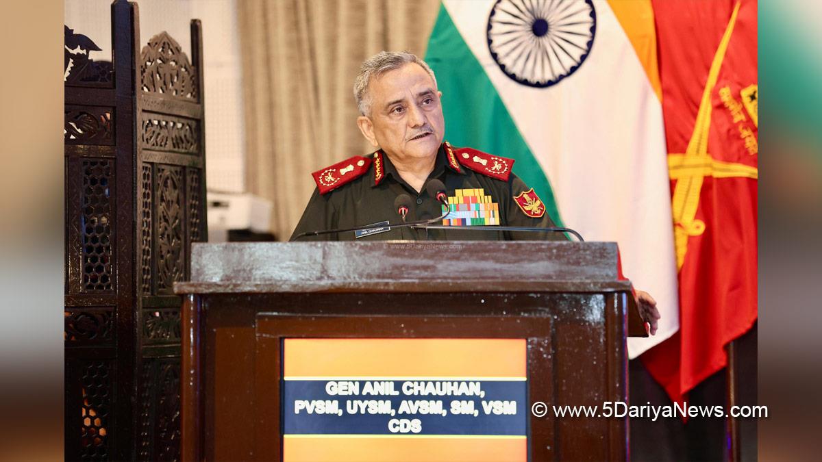 Military, Indian Army, General Anil Chauhan, Chief of Defence Staff, CDS, RAN SAMWAD Seminar