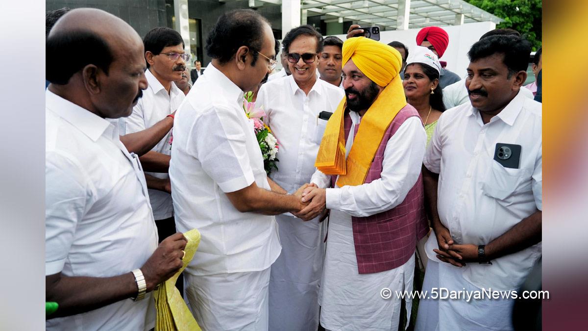 Bhagwant Mann, Bhagwant Singh Mann, AAP, Aam Aadmi Party, Aam Aadmi Party Punjab, AAP Punjab, Government of Punjab, Punjab Government, Punjab, Chief Minister Of Punjab, Dr Gurpreet Kaur, Chennai