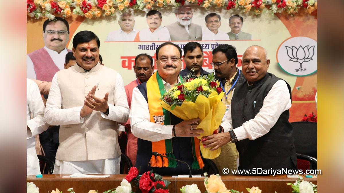 Jagat Prakash Nadda, JP Nadda, BJP, Bharatiya Janata Party, Dr Mohan Yadav