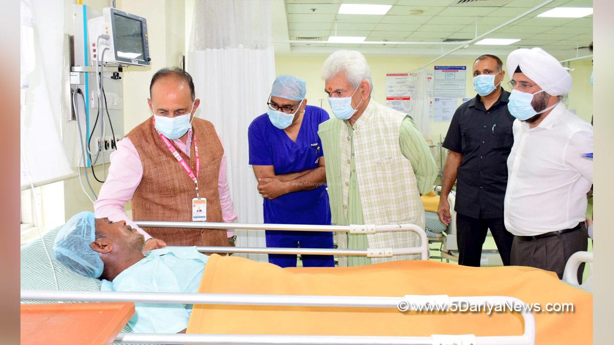 Manoj Sinha, Lieutenant Governor JK, Raj Bhavan, Jammu, Srinagar, Kashmir, Jammu And Kashmir, Shri Mata Vaishno Devi Shrine, Shri Mata Vaishno Devi Narayana Superspeciality Hospital Katra